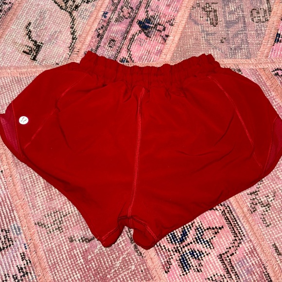 lululemon red shorts - Picture 2 of 3